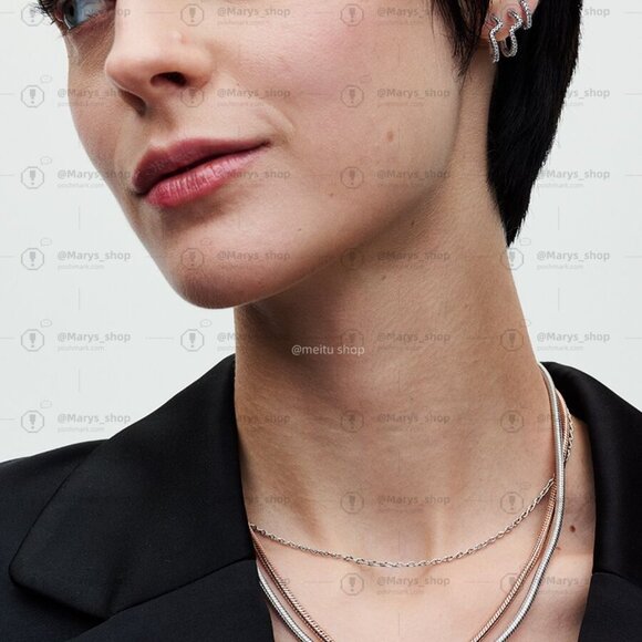 Pandora Sparkling Infinity Heart Dangle Charm|Two-tone - Picture 7 of 7